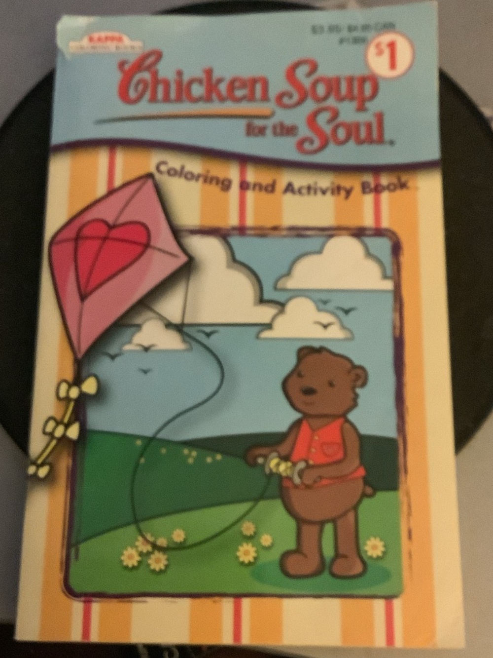 Kids Coloring & Activity Book - Pink Kite